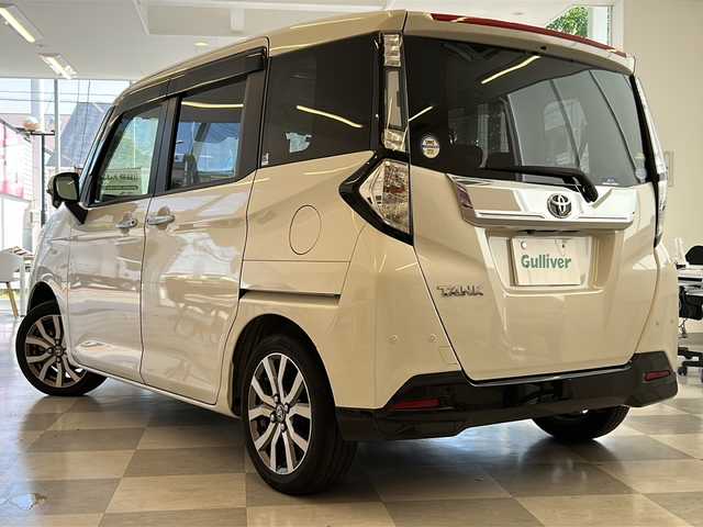 トヨタ タンク カスタムG－T 岐阜県 2019(平31)年 4.2万km パールホワイトⅢ スマートアシスト/純正ナビ/両側パワースライドドア/バックカメラ/クルーズコントロール/フルセグＴＶ/前席シートヒーター/クリアランスソナー/ステアリングスイッチ/ドライブレコーダー/ＬＥＤヘッドライト/ＬＥＤフォグライト/オートハイビーム/フロアマット/ドアバイザー/ETC/車高調/社外エアクリーナー
