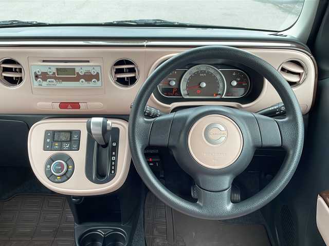 ダイハツ ミラ ココア プラスX 長野県 2014(平26)年 5.5万km プラムブラウンクリスタルマイカ ４ＷＤ　/ＡＭ／ＦＭ／ＣＤ/アイドリングストップ　/スマートキー　/盗難防止装置　/ベンチシート　/純正フロアマット　/フォグランプ　/キセノンヘッドライト/ＥＴＣ