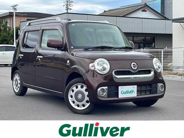 ダイハツ ミラ ココア プラスX 長野県 2014(平26)年 5.5万km プラムブラウンクリスタルマイカ ４ＷＤ　/ＡＭ／ＦＭ／ＣＤ/アイドリングストップ　/スマートキー　/盗難防止装置　/ベンチシート　/純正フロアマット　/フォグランプ　/キセノンヘッドライト/ＥＴＣ