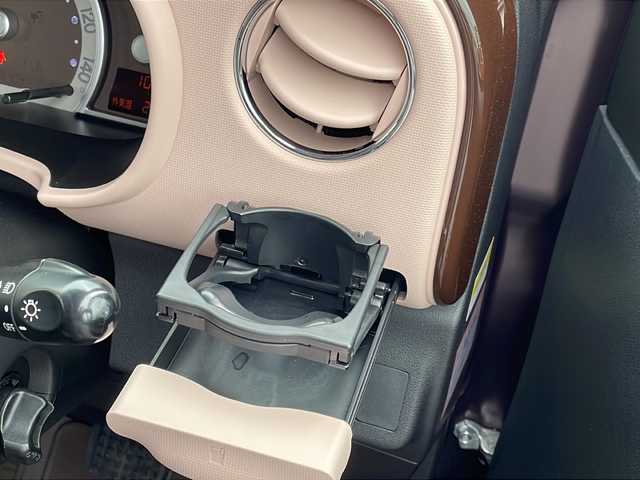 ダイハツ ミラ ココア プラスX 長野県 2014(平26)年 5.5万km プラムブラウンクリスタルマイカ ４ＷＤ　/ＡＭ／ＦＭ／ＣＤ/アイドリングストップ　/スマートキー　/盗難防止装置　/ベンチシート　/純正フロアマット　/フォグランプ　/キセノンヘッドライト/ＥＴＣ