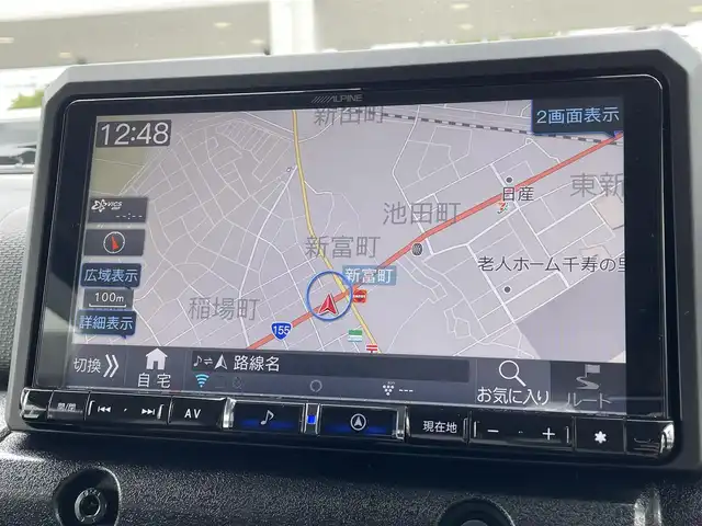 スズキ ジムニー XC 愛知県 2024(令6)年 0.5万km ミディアムグレー 4WD/ワンオーナー/アルパインナビ（9インチ）/AM/FM/SD/DVD/フルセグ/BT/HDMI/バックカメラ/衝突軽減/クルーズコントロール/オートハイビーム/レーンキープ/ダウンヒルアシストコントロール/ヒートシーター/スマートキー２/LED/フォグランプ/取説/保証書