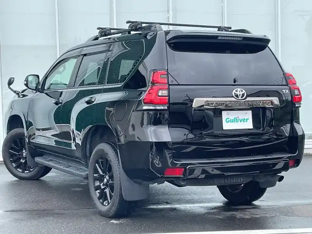 トヨタ ランドクルーザー プラド TX Lパッケージ ブラックED 神奈川県 2021(令3)年 5.5万km ブラック 社外９型ナビ（ALPINE X9NX）　/フルセグ/Bluetooth/CD/DVD/USB/HDMI/レーダークルーズコントロール　/バックカメラ　/シートヒーター　/エアーシート　/パワーシート　/コーナーセンサー/サンルーフ　/ETC　/ドライブレコーダー　/ルーフレール　/LEDヘッドライト　/オートライト/オートマチックハイビーム/スマートキー/プッシュスタート/スペアキー/純正フロアマット/純正アルミホイール/ABS/横滑り防止装置/衝突被害軽減システム/レーンキープアシスト/保証書/取扱説明書