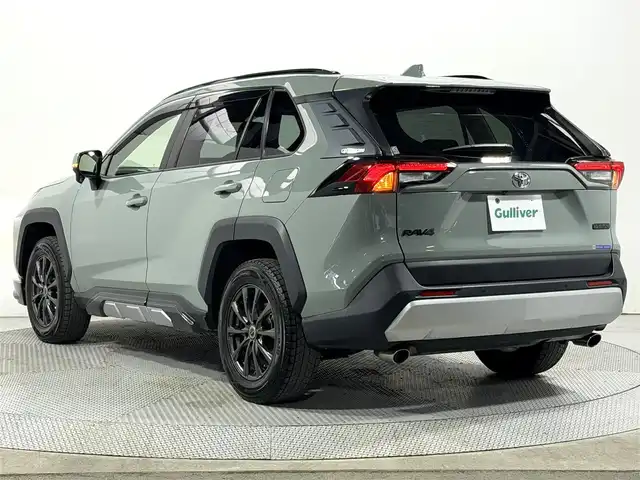 トヨタ ＲＡＶ４ アドベンチャー 大阪府 2020(令2)年 4.6万km アーバンカーキ 黒革シート JAOSプロテクター 純正ディスプレイオーディオTV バックカメラ パワーシート/ヒーター/エアコン ステアリングヒーター 電動リアゲート レーダークルコン 衝突軽減ブレーキ レーンアシスト ブラインドSM