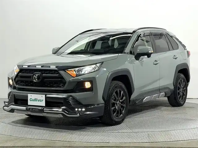トヨタ ＲＡＶ４ アドベンチャー 大阪府 2020(令2)年 4.6万km アーバンカーキ 黒革シート JAOSプロテクター 純正ディスプレイオーディオTV バックカメラ パワーシート/ヒーター/エアコン ステアリングヒーター 電動リアゲート レーダークルコン 衝突軽減ブレーキ レーンアシスト ブラインドSM