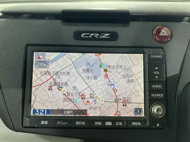 ホンダ ＣＲ－Ｚ α 佐賀県 2011(平23)年 14.3万km プレミアムホワイトパール 純正７インチナビ/(TV/CD/DVD/USB/iPod/HDD録音)/バックカメラ/ＭＴ付きＡＴ/純正１６インチアルミホイール/純正フロアマット/オートライト/ETC/横滑り防止装置/盗難防止装置