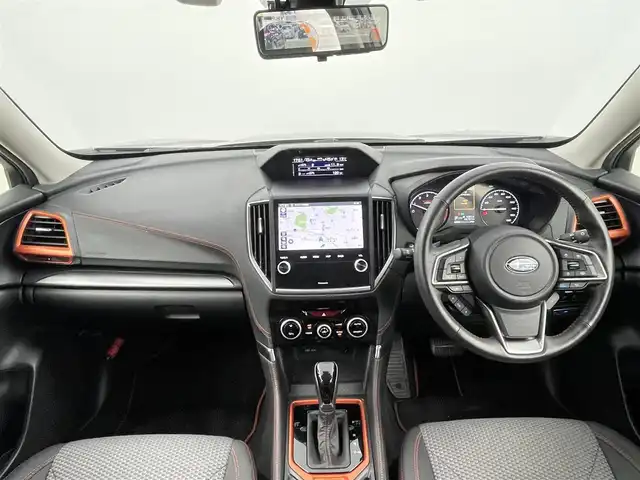 スバル フォレスター ハイブリッド X－ブレイク 千葉県 2021(令3)年 4.5万km マグネタイトグレーメタリック 禁煙車/４WD/アイサイトVer3/・アイサイトコアテクノロジー/・プリクラッシュブレーキアシスト/・ツーリングアシスト/・レーダークルーズコントロール/・レーンキープアシスト/・ブラインドスポットモニター/パワーバックドア/純正8インチメモリナビ/・型番：CN-FX800D/・CD/DVD/Blu-ray/Bluetooth/フルセグTV/・バックカメラ/サイドカメラ/フロントカメラ/・ビルトインETC/・デジタルインナーミラー/革巻きステアリング/・パドルシフト/・ステアリングスイッチ/・ステアリングヒーター/ハーフレザーシート/・DNパワーシート/・D席メモリ付き/・全席シートヒーター/MT付きAT/純正フロアマット/純正ドアバイザー/純正17インチガンM塗装AW/オートライト/・ヘッドライトウォッシャー/・LEDヘッドライト/・LEDフォグランプ/ルーフレール