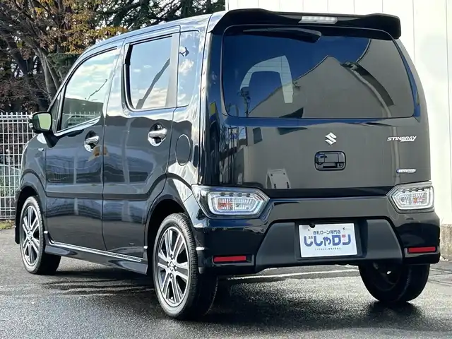 スズキ ワゴンＲ スティングレー HYBRID T 福島県 2018(平30)年 7.6万km ブルーイッシュブラックパール3 (株)IDOMが運営する【じしゃロン福島店】の自社ローン専用車両になります。こちらは現金またはオートローンご利用時の価格です。自社ローンご希望の方は別途その旨お申付け下さい/社外ディスプレイオーディオ（FM/AM/Blue tooth）/バックカメラ/ステアリングリモコン/クルーズコントロール/パドルシフト付きAT/ヘッドアップディスプレイ/フォグランプ/禁煙車/インタークーラー付きターボ/ETC