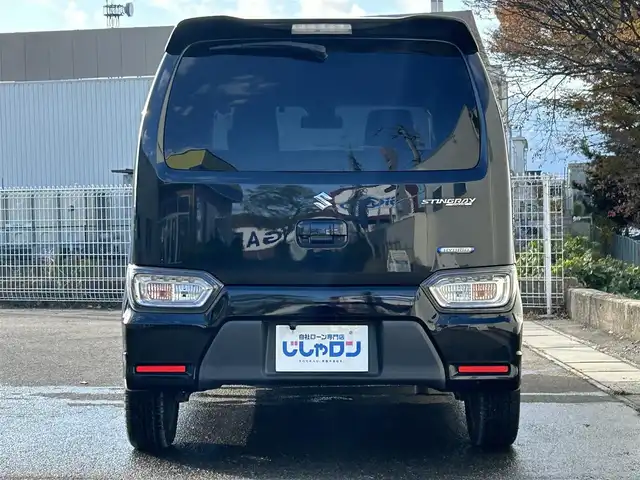 スズキ ワゴンＲ スティングレー HYBRID T 福島県 2018(平30)年 7.6万km ブルーイッシュブラックパール3 (株)IDOMが運営する【じしゃロン福島店】の自社ローン専用車両になります。こちらは現金またはオートローンご利用時の価格です。自社ローンご希望の方は別途その旨お申付け下さい/社外ディスプレイオーディオ（FM/AM/Blue tooth）/バックカメラ/ステアリングリモコン/クルーズコントロール/パドルシフト付きAT/ヘッドアップディスプレイ/フォグランプ/禁煙車/インタークーラー付きターボ/ETC