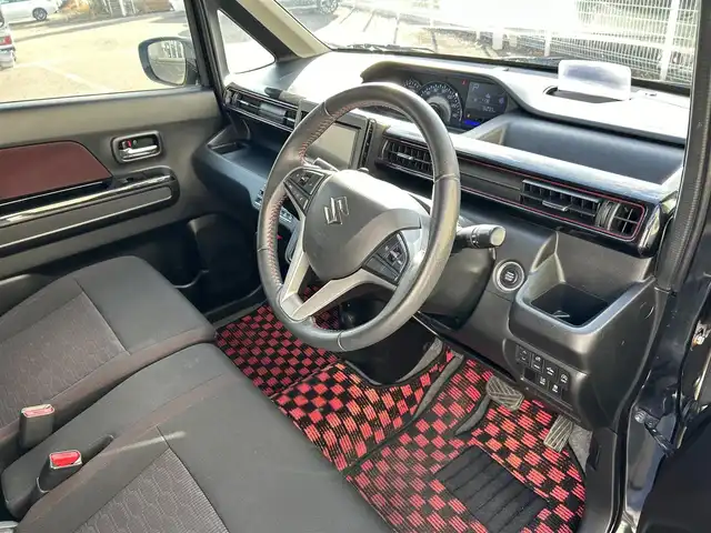 スズキ ワゴンＲ スティングレー HYBRID T 福島県 2018(平30)年 7.6万km ブルーイッシュブラックパール3 (株)IDOMが運営する【じしゃロン福島店】の自社ローン専用車両になります。こちらは現金またはオートローンご利用時の価格です。自社ローンご希望の方は別途その旨お申付け下さい/社外ディスプレイオーディオ（FM/AM/Blue tooth）/バックカメラ/ステアリングリモコン/クルーズコントロール/パドルシフト付きAT/ヘッドアップディスプレイ/フォグランプ/禁煙車/インタークーラー付きターボ/ETC