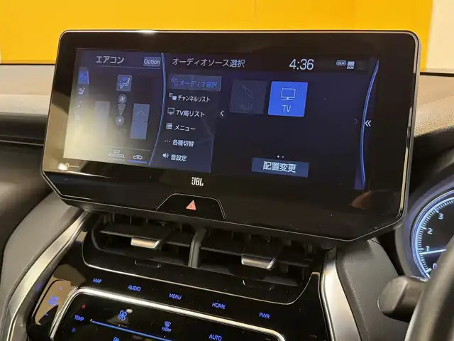 トヨタ ハリアー Z レザーパッケージ 群馬県 2021(令3)年 7.6万km プレシャスブラックパール モデリスタフルエアロ/JBLサウンド/トヨタセーフティセンス/・レーダークルーズコントロール/・プリクラッシュセーフティ/・レーンディパーチャーアラート/・ブラインドスポットモニター/・パーキングセンサー/・ヘッドアップディスプレイ/・ロードサインアシスト/・オートハイビーム/純正12.3インチナビ/　　フルセグ/BT/USB/AUX/    AM/FM/Miracast/パノラミックビューモニター/BLITZ車高調/RAYS20インチAW/社外シーケンシャルテールランプ/純正19AW、純正ショック、純正テール車載/パワーバックドア/デジタルインナーミラー/黒革シート/前席パワーシート/前席シートヒーター/前席エアーシート/ステアリングヒーター/オートLEDヘッドライト/フォグランプ/ビルドインETC2.0