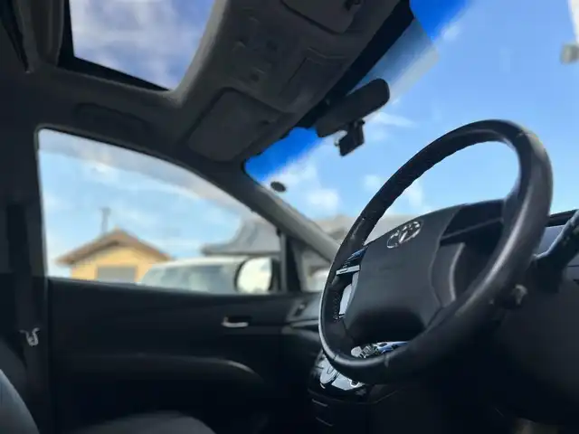 トヨタ エスティマ アエラス プレミアムエディション 宮崎県 2014(平26)年 10.5万km ブラック /ナビ(EX009V)//TV/CD/DVD/Bluetooth//ビルトインETC//バックカメラ//クルーズコントロール//両側パワースライドドア//フリップダウンモニター//ハーフレザー//純正アルミホイール//社外フロアマット//ドアバイザー//オートライト//電格ウィンカーミラー//取説/保証書//スペアキー×１