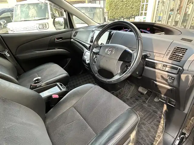 トヨタ エスティマ アエラス プレミアムエディション 宮崎県 2014(平26)年 10.5万km ブラック /ナビ(EX009V)//TV/CD/DVD/Bluetooth//ビルトインETC//バックカメラ//クルーズコントロール//両側パワースライドドア//フリップダウンモニター//ハーフレザー//純正アルミホイール//社外フロアマット//ドアバイザー//オートライト//電格ウィンカーミラー//取説/保証書//スペアキー×１