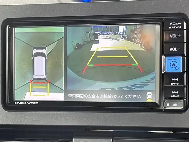 ダイハツ タント カスタム RS 千葉県 2024(令6)年 1万km シャイニングホワイトパール 禁煙車/純正７型ナビ（NMZK-W73D）/AM＆FM＆Bluetooth＆フルセグTV＆CD＆DVD/両側電動スライドドア　/バックカメラ　/電動パーキングブレーキ　/全方位カメラ　/ＬＥＤヘッドライト（オートライト機能付）/フォグランプ/スマートアシスト　/レーダークルーズコントロール　/前席シートヒーター　/ビルトインＥＴＣ/電動格納サイドミラー/アイドリングストップ/ウィンカーミラー/プッシュスタート/ISOFIX/リアサンシェード/ステアリングスイッチ/ハーフレザーシート