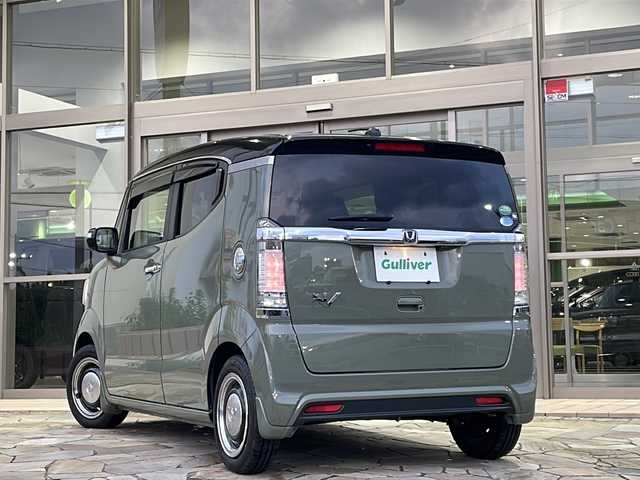 ホンダ Ｎ ＢＯＸ スラッシュ G Lインテリアカラーパッケージ 静岡県 2019(平31)年 3.8万km アッシュグリーンメタリック Bluetooth/バックカメラ/ワンセグテレビ/ETC/ドライブレコーダー前方のみ/純正フロアマット/シートヒーター（運転席・助手席）/横滑り防止装置/レーンキープアシスト/衝突軽減システム/盗難防止装置/キセノンヘッドライト/オートライト