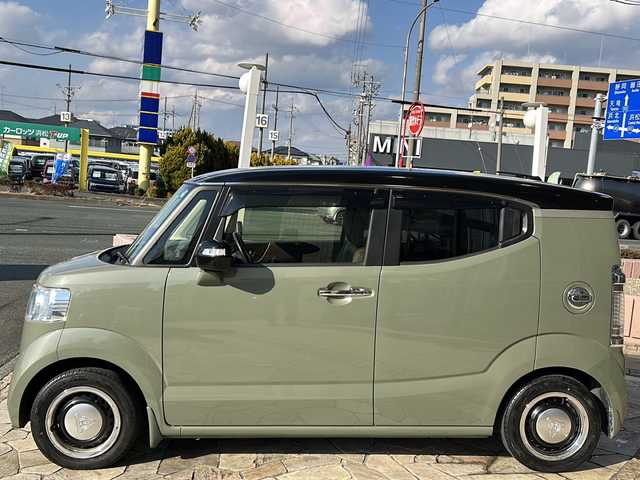 ホンダ Ｎ ＢＯＸ スラッシュ G Lインテリアカラーパッケージ 静岡県 2019(平31)年 3.8万km アッシュグリーンメタリック Bluetooth/バックカメラ/ワンセグテレビ/ETC/ドライブレコーダー前方のみ/純正フロアマット/シートヒーター（運転席・助手席）/横滑り防止装置/レーンキープアシスト/衝突軽減システム/盗難防止装置/キセノンヘッドライト/オートライト