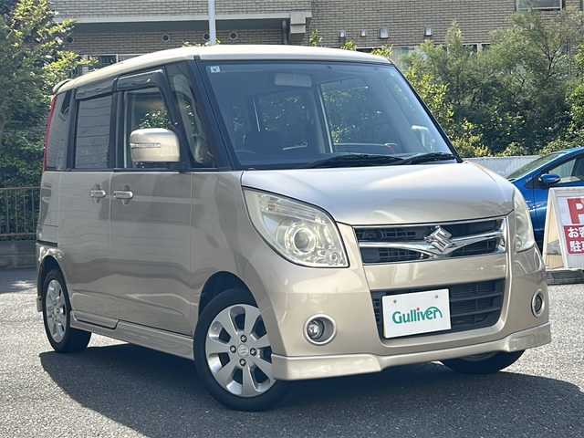 スズキ パレット T 埼玉県 2008(平20)年 9.3万km クリアベージュメタリック 社外SDナビ/・CD/AM/FM/ワンセグテレビ/両側パワースライドドア/プッシュスタート/スマートキー×１/HID/フォグランプ/純正14インチアルミホイール/社外13インチAW(スタッドレスタイヤ付4本積込）/電動格納ミラー/ウィンカーミラー/ドアバイザー/社外フロアマット