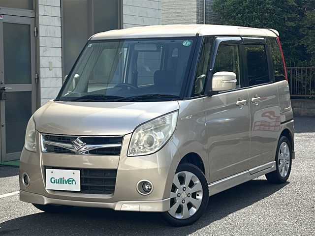 スズキ パレット T 埼玉県 2008(平20)年 9.3万km クリアベージュメタリック 社外SDナビ/・CD/AM/FM/ワンセグテレビ/両側パワースライドドア/プッシュスタート/スマートキー×１/HID/フォグランプ/純正14インチアルミホイール/社外13インチAW(スタッドレスタイヤ付4本積込）/電動格納ミラー/ウィンカーミラー/ドアバイザー/社外フロアマット