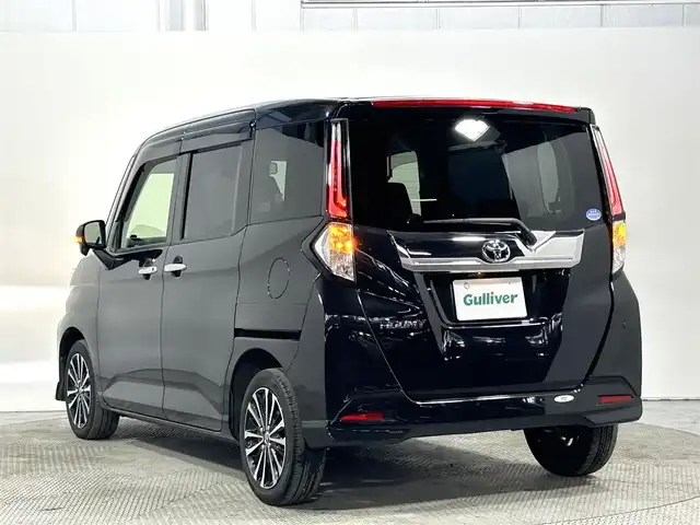 トヨタ ルーミー カスタムG－T 大阪府 2021(令3)年 1.7万km ブラックマイカメタリック 純正ナビ(フルセグ/DVD再生/Bluetooth) バックカメラ ETC 両側パワースライドドア 衝突軽減 レーダークルコン クリアランスソナー レーンアシスト オートライト スマートキー