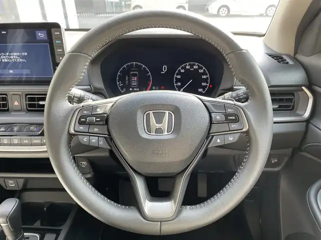 ホンダ ＷＲ－Ｖ Z+ 滋賀県 2024(令6)年 0.3万km プラチナホワイトパール 禁煙車/純正9型ナビ/（BT/フルセグTV/AppleCarplay）/ホンダセンシング/・衝突軽減ブレーキ（CMBS）/・先行車発進お知らせ機能/・歩行者事故低減ステアリング/・路外逸脱抑制機能/・標識認識機能/・アダプティブクルーズコントロール（ACC）/・車線維持支援システム（LKAS）/・誤発進抑制機能/・後方誤発進抑制機能/・近距離衝突軽減ブレーキ/・急アクセル抑制機能/・パーキングセンサーシステム/・オートハイビーム/バックカメラ/ETC/前後ドライブレコーダー/ハーフレザーシート/パドルシフト/ステアリングスイッチ/LEDヘッドライト/純正フロアマット/純正17インチAW