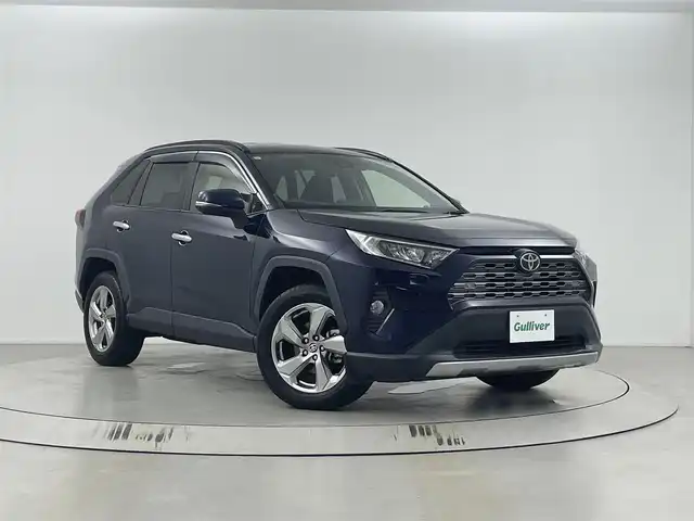トヨタ ＲＡＶ４ G 埼玉県 2019(令1)年 2.5万km ダークブルーマイカ 純正SDナビ/（AM/FM/CD/DVD/フルTV/BT）/バックカメラ/トヨタセーフティーセンス/・プリクラッシュセーフティ/・レーントレーシングアシスト/・レーダークルーズコントロール/・オートハイビーム/レザーシート/シートヒーターDN席/メモリ付きパワーシート/2.0ビルトインETC/ALPINEデジタルインナーミラー/パワーバックドア/ハンドルヒーター/BSM/純正アルミホイール/純正フロアマット