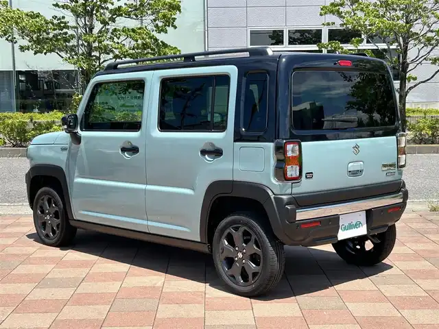 スズキ ハスラー タフワイルド 福島県 2024(令6)年 0.1千km オフブルーメタリック/ブラック 2トーン スズキセーフティサポート/アダプティブクルーズコントロール/車線逸脱抑制機能/車線逸脱警報機能/ふらつき警報機能/先行車発進お知らせ機能/標識認識機能/全方位モニター/デュアルカメラブレーキサポート/後退時ブレーキサポート/誤発進抑制機能/後方誤発進抑制機能/純正ナビゲーション/【DVD/USB/BT/TV】/前席シートヒーター/LEDオートライト/LEDフォグランプ