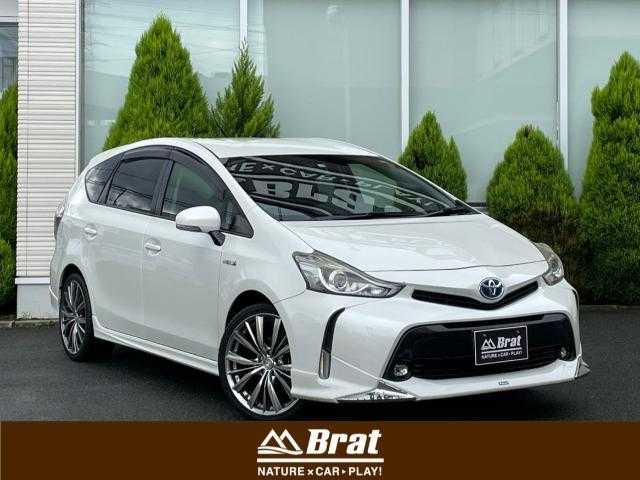 トヨタ プリウス α S ツーリングセレクション 岩手県 2015(平27)年 12.2万km ホワイトパールクリスタルシャイン 社外ＳＤナビ　Ｂｌｕｅｔｏｏｔｈ／ＣＤ／ＤＶＤ／フルセグＴＶ　/バックカメラ　/アイドリングストップ　/シートカバー/ＥＴＣ　/モデリスタエアロ（フロント・サイド・リア）　/室内灯ＬＥＤライト　/オートライト