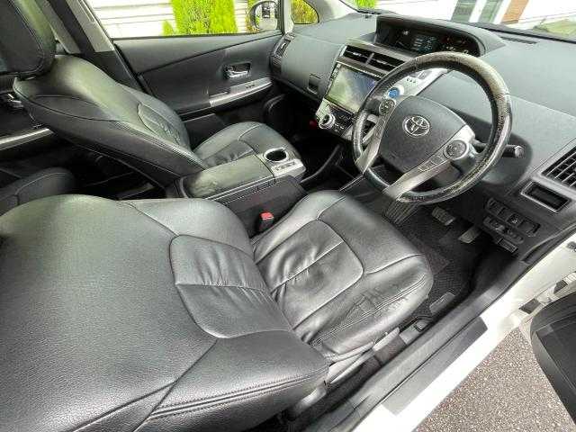 トヨタ プリウス α S ツーリングセレクション 岩手県 2015(平27)年 12.2万km ホワイトパールクリスタルシャイン 社外ＳＤナビ　Ｂｌｕｅｔｏｏｔｈ／ＣＤ／ＤＶＤ／フルセグＴＶ　/バックカメラ　/アイドリングストップ　/シートカバー/ＥＴＣ　/モデリスタエアロ（フロント・サイド・リア）　/室内灯ＬＥＤライト　/オートライト