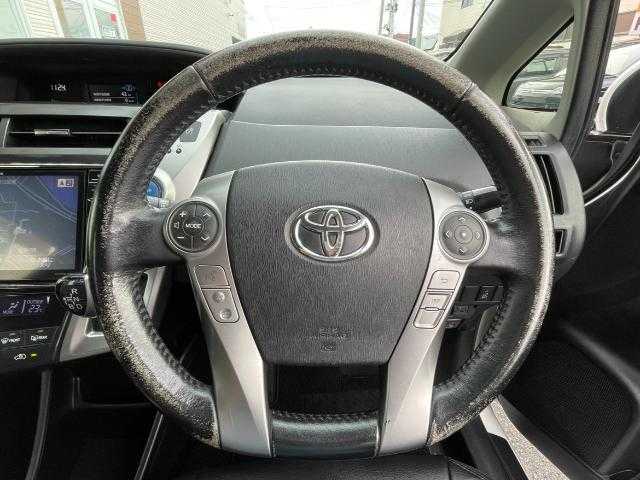トヨタ プリウス α S ツーリングセレクション 岩手県 2015(平27)年 12.2万km ホワイトパールクリスタルシャイン 社外ＳＤナビ　Ｂｌｕｅｔｏｏｔｈ／ＣＤ／ＤＶＤ／フルセグＴＶ　/バックカメラ　/アイドリングストップ　/シートカバー/ＥＴＣ　/モデリスタエアロ（フロント・サイド・リア）　/室内灯ＬＥＤライト　/オートライト