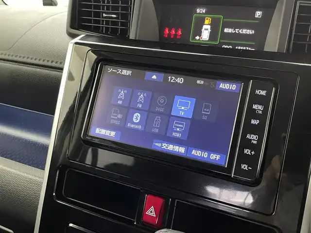 トヨタ タンク カスタムG 福井県 2019(令1)年 1.9万km ブラックマイカメタリック 純正SDナビ/-AM/FM/CD/DVD/フルセグ/SD/BT/純正フリップダウンモニター /ETC/スマートアシスト/-衝突軽減ブレーキ/-先行車発進お知らせ/-コーナーセンサー/-車線逸脱警報/-オートハイビーム/HDMIソケット/バックカメラ/両側電動スライドドア/クルーズコントロール/アイドリングストップ