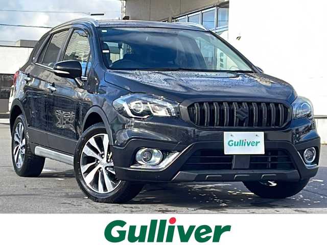 スズキ ＳＸ４ Ｓクロス 道北・旭川 2019(平31)年 4.7万km コスミックブラックパール /４WD//禁煙車//レーダーブレーキサポート２/アダプティブクルーズコントロール/エマージェンシーストップシグナル//社外SDナビ/CD/DVD/SD/BT/TV//バックカメラ//前席シートヒーター//社外ドライブレコーダー前後//左右独立オートエアコン//ドライブモードセレクト//革巻きステアリング//パドルシフト//オートライト//LEDヘッドライト//ETC//フォグランプ//ミラーウィンカー//電動格納ミラー//ルーフレール//保証書