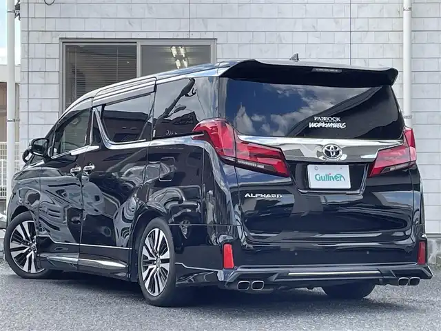 トヨタ アルファード S Cパッケージ 福岡県 2021(令3)年 10.9万km ブラック ワンオーナー/ツインムーンルーフ/モデリスタエアロ(フロント/サイド/リア)/純正12.1インチフリップダウンモニター【V12T-R68C】/デジタルインナーミラー/純正9インチコネクテッドナビ/　(AM/FM/CD/DVD/Bluetooth/フルセグTV/Miracast)/バックカメラ/トヨタセーフティセンス/・プリクラッシュセーフティ/・レーントレーシングサポート/・レーダークルーズコントロール/・レーンディパーチャーアラート/・オートマッチックハイビーム/・アダプティブハイビーム/・ロードサインアシスト/・先行車発進アラーム/・リヤクロストラフィックアラート/横滑り防止/純正18インチAW/パワーバックドア/前後ドライブレコーダー【CellSTAR CS-32FH】/ビルトインETC2.0/パワーシート(D/N)/シートメモリー/シートヒーター/エアシート(D/N)/ステアリングヒーター/ステアリングスイッチ/オットマン(N/後席)/後席用サンシェード(2.3列目)/nanoe/純正フロアマット/ドアバイザー/USBポート/スペアキー×1/アクセサリーソケット/ISOFIX/保証書/取扱説明書/マルチメディア取扱説明書