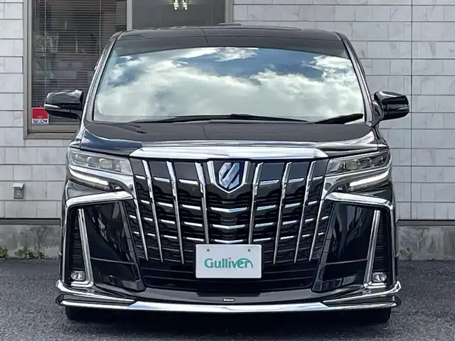 トヨタ アルファード S Cパッケージ 福岡県 2021(令3)年 10.9万km ブラック ワンオーナー/ツインムーンルーフ/モデリスタエアロ(フロント/サイド/リア)/純正12.1インチフリップダウンモニター【V12T-R68C】/デジタルインナーミラー/純正9インチコネクテッドナビ/　(AM/FM/CD/DVD/Bluetooth/フルセグTV/Miracast)/バックカメラ/トヨタセーフティセンス/・プリクラッシュセーフティ/・レーントレーシングサポート/・レーダークルーズコントロール/・レーンディパーチャーアラート/・オートマッチックハイビーム/・アダプティブハイビーム/・ロードサインアシスト/・先行車発進アラーム/・リヤクロストラフィックアラート/横滑り防止/純正18インチAW/パワーバックドア/前後ドライブレコーダー【CellSTAR CS-32FH】/ビルトインETC2.0/パワーシート(D/N)/シートメモリー/シートヒーター/エアシート(D/N)/ステアリングヒーター/ステアリングスイッチ/オットマン(N/後席)/後席用サンシェード(2.3列目)/nanoe/純正フロアマット/ドアバイザー/USBポート/スペアキー×1/アクセサリーソケット/ISOFIX/保証書/取扱説明書/マルチメディア取扱説明書