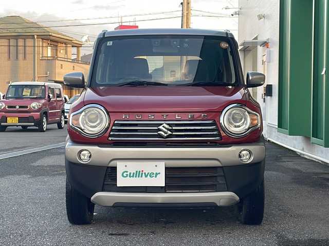 スズキ ハスラー Jスタイル Ⅲ 岐阜県 2018(平30)年 3.2万km フェニックスレッドパール/スチールシルバー2トーン 禁煙車/純正ナビ/バックカメラ/衝突軽減ブレーキ/オートライト/HIDヘッドライト/フォグランプ/LKA/アイドリングストップ/シートヒーター/ハーフレザーシート/オートエアコン/ステアリングリモコン/ドライブレコーダー/純正フロアマット/純正アルミホイール/純正ドアバイザー/スマートキー/プッシュスタート/ルーフレール