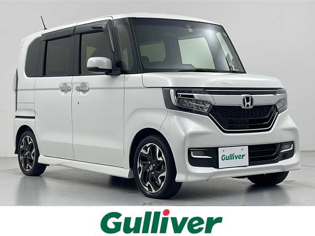 ホンダ Ｎ ＢＯＸ カスタム G L ターボ ホンダセンシング 愛知県 2020(令2)年 4万km プラチナホワイトパール ホンダセンシング/社外ナビ（Panasonic　CN-RE04D）/・フルセグ/Bluetooth/CD/DVD/SD/USB/バックカメラ/ビルトインETC/両側パワースライドドア/クルーズコントロール追従有/ハーフレザーシート/前席シートヒーター/レーンキープアシスト/衝突被害軽減/革巻きステアリング/スマートキー/プッシュスタート/スペアキー１本/LEDオートライト/フォグランプ/シートヒーター/純正アルミホイール/純正フロアマット