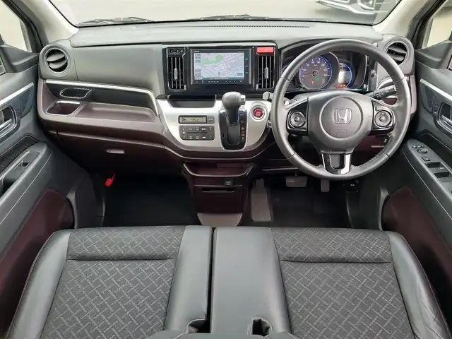 ホンダ Ｎ ＷＧＮ カスタム G ターボパッケージ 東京都 2014(平26)年 5.4万km ポリッシュドメタルメタリック シティブレーキアクティブシステム/純正ナビ/フルセグTV/バックカメラ/パドルシフト/クルーズコントロール/ハーフレザーシート/HIDヘッドライト/オートライト/ドアバイザー/14インチ純正アルミホイール/スペアキー/カーテンエアバッグ