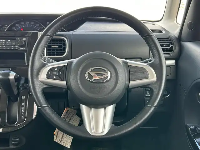 ダイハツ タント カスタム RS トップED SA 岩手県 2015(平27)年 5万km パールホワイトⅢ 4WD/スマートアシスト/社外オーディオ/両側パワースライドドア/LEDオートライト/フォグランプ/合皮ハーフレザーシート/社外15インチアルミホイール/アイドリングストップ/スマートキー