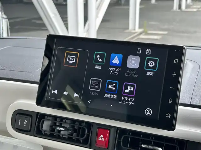 ダイハツ ムーヴ キャンバス ストライプス G ターボ 静岡県 2025(令7)年 0.2万km シャイニングホワイトパール/ファインミントメタリック ターボ車/スマートアシスト/純正９型ディスプレイ/フルセグＴＶ/HDMI/BTオーディオ/ＥＴＣ/バックカメラ/ＡＰＰＬＥＣＡＲＰＬＡＹ/両側電動スライドドア/ＬＥＤヘッドランプ/フォグライト/追従クルーズコントロール/ディズニー仕様シートカバー/ホットカップホルダー/純正フロアマット/スマートキー2本
