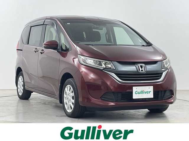 ホンダ フリード G 道央・札幌 2017(平29)年 4.9万km プレミアムディープロッソパール ・純正ナビ(TV＆CD＆DVD＆BT)/・バックカメラ/・ワイパーデアイサー/・横滑り防止/・両側パワースライドドア/・シートヒーター/・ビルトインETC/・純正ドライブレコーダー/・オートライト/・LEDヘッドライト/・スマートキー