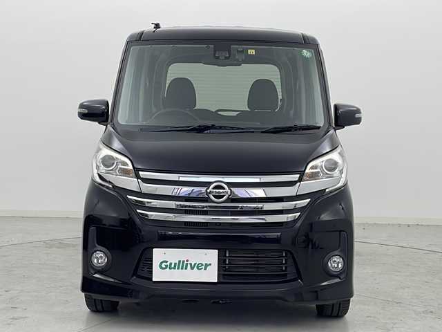 日産 デイズ ルークス ハイウェイスターターボ 宮城県 2016(平28)年 3.1万km ブラック ワンオーナー/アラウンドビューモニター/エマージェンシーブレーキ/両側パワースライドドア/純正SDナビ/・CD.DVD.SD.BT/フルセグTV/アイドリングストップ/横滑り防止装置/HIDヘッドライト/フォグランプ/社外ドライブレコーダー（FR）/ETC/プッシュスタート/スマートキー/ステアリングヒーター/ロールサンシェード/純正15インチアルミホイール/純正フロアマット