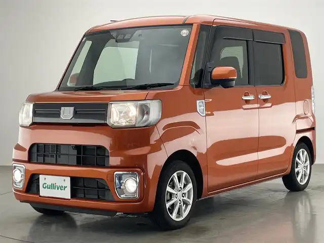ダイハツ ウェイク L SA Ⅲ 愛知県 2018(平30)年 4.5万km トニコオレンジメタリック 純正ナビ　全方位カメラ　禁煙車　フルセグＴＶ　スマートアシストIII　ＤＶＤ　両側パワスラ　車線逸脱警報　衝突軽減　フォグランプ　ＥＴＣ　ドラレコ　オートハイビーム　ワンオーナー　純正フロアマット　純正14インチAW　Bluetooth USB 　リヤパーキングセンサー