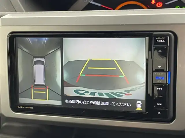 ダイハツ ウェイク L SA Ⅲ 愛知県 2018(平30)年 4.5万km トニコオレンジメタリック 純正ナビ　全方位カメラ　禁煙車　フルセグＴＶ　スマートアシストIII　ＤＶＤ　両側パワスラ　車線逸脱警報　衝突軽減　フォグランプ　ＥＴＣ　ドラレコ　オートハイビーム　ワンオーナー　純正フロアマット　純正14インチAW　Bluetooth USB 　リヤパーキングセンサー