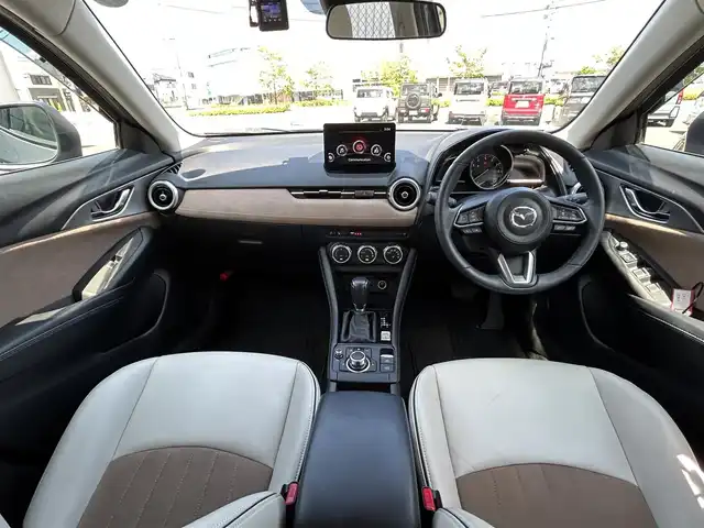マツダ ＣＸ－３ 15S アーバンドレッサー 福島県 2021(令3)年 3.8万km ポリメタルグレーM 純正ナビゲーション/【USB/AUX/BT】/360°ビューモニター/ドライブレコーダー/ETC/アクティブドライビングディスプレイ/ブラインドスポットモニタニング/車線逸脱警報システム/衝突被害軽減ブレーキ/レーダークルーズコントロール/アイドリングストップ/前席シートヒーター/ステリングヒーター/LEDオートライト/純正フロアマット/純正ドアバイザー