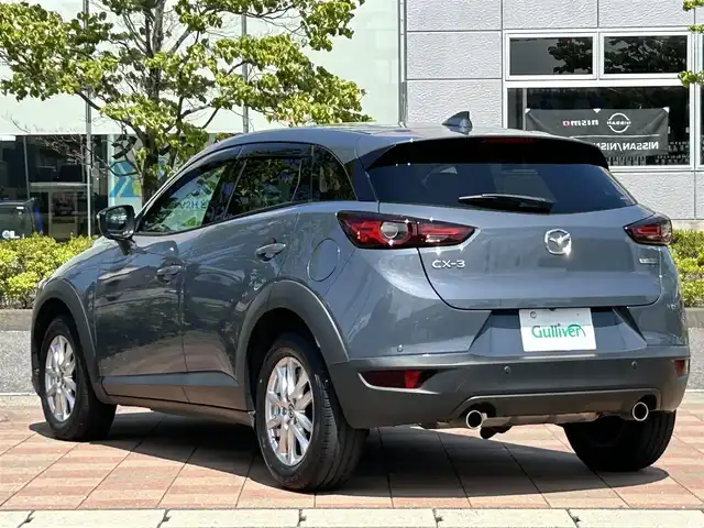 マツダ ＣＸ－３ 15S アーバンドレッサー 福島県 2021(令3)年 3.8万km ポリメタルグレーM 純正ナビゲーション/【USB/AUX/BT】/360°ビューモニター/ドライブレコーダー/ETC/アクティブドライビングディスプレイ/ブラインドスポットモニタニング/車線逸脱警報システム/衝突被害軽減ブレーキ/レーダークルーズコントロール/アイドリングストップ/前席シートヒーター/ステリングヒーター/LEDオートライト/純正フロアマット/純正ドアバイザー