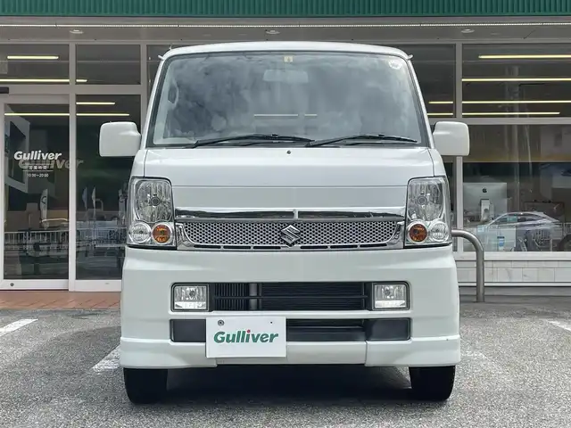 スズキ エブリィ ワゴン PZターボ 岐阜県 2008(平20)年 3.4万km パールホワイト リモコンキー/AM/FM/CD/AUX/４WD/ターボ/シートヒーター/片側パワースライドドア/フルフラットシート/サマータイヤ付き/スペア板キー2本/盗難防止装置