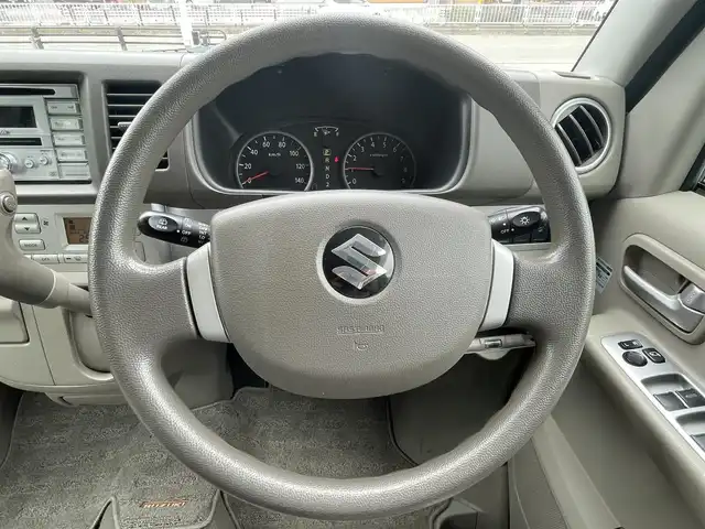 スズキ エブリィ ワゴン PZターボ 岐阜県 2008(平20)年 3.4万km パールホワイト リモコンキー/AM/FM/CD/AUX/４WD/ターボ/シートヒーター/片側パワースライドドア/フルフラットシート/サマータイヤ付き/スペア板キー2本/盗難防止装置