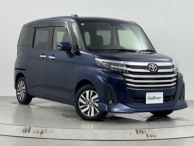 トヨタ ルーミー カスタムG 埼玉県 2021(令3)年 4.7万km レーザーブルークリスタルシャイン 純正ディスプレイオーディオ　/バックカメラ　/前後ドライブレコーダー　/ビルトインＥＴＣ　/両側パワースライドドア　/衝突軽減システム　/レーダークルーズコントロール　/前席シートヒーター　/オートブレードホールド/純正アルミホイール/純正フロアマット/LEDヘッドライト/アイドリングストップ/前後コーナーセンサー