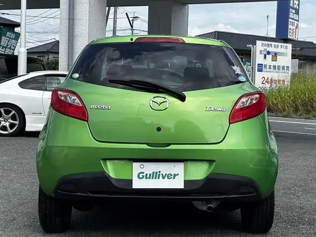 マツダ デミオ 13C 熊本県 2010(平22)年 3.1万km Ｌグリーン 社外ナビ（AVN119MM）/【ワンセグTV/CD/AM/FM】/オートライト/ドアバイザー/フロアマット/保証書/取扱説明書