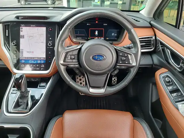 スバル アウトバック リミテッドEX 東京都 2021(令3)年 4.3万km クリスタルブラックシリカ 高度運転支援システム　アイサイトＸ/・渋滞時ハンズオフアシスト/・渋滞時発進アシスト/・アクティブレーンチェンジアシスト/・カーブ前速度制御/・料金所前速度制御/・プリクラッシュブレーキ/・ツーリングアシスト/・追従型クルーズコントロール/オートビークルホールド/アイドリングストップ/スバルリアビークルディテクション/XMODE/11.6インチセンターインフォメーションディスプレイ/・Bluetooth接続/・フルセグTV/・Apple Car Play/・Android Auto/バックカメラ/ドライブレコーダー/パワーバックドア/ステアリング連動ヘッドランプ/ワンタッチウィンカー機能/ドライバーモニタリングシステム/前席パワーシート/前席シートヒーター/ステアリングヒーター/電子パーキング