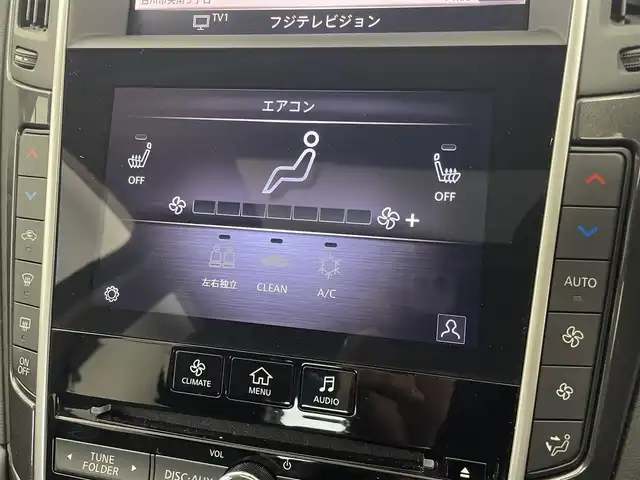 日産 スカイライン GT タイプP 埼玉県 2020(令2)年 4.3万km ブリリアントホワイトパール ワンオーナー/レザーシート/純正メモリナビ/　DTV/CD/DVD/BT/USB/HDDREC/AUX/インテリジェントアラウンドビューモニター/前席パワーシート/D席メモリ付きパワーシート/前席シートヒーター/サンルーフ/ドライブモードセレクト/ハンズフリーフォン/インテリジェントクルーズコントロール/エマージェンシーブレーキ/LDW（車線逸脱警報）/ビルトインETC2.0/エンジンスタートボタン/スマートキー/純正LEDヘッドライト＆フォグランプ/オートライト/純正フロアマット/純正アルミホイール