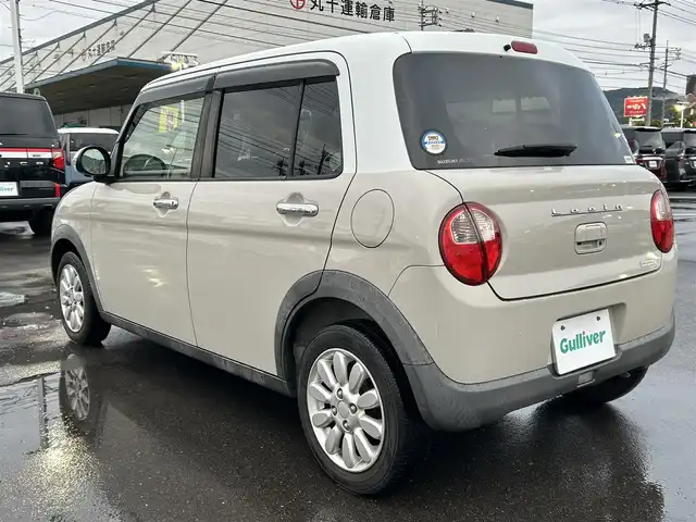 スズキ ラパン X 岡山県 2015(平27)年 8.2万km フォーンベージュメタリック/ホワイト2トーンルーフ 登録時走行距離81211km/純正ナビ/フルセグTV(AM/FM/CD/DVD/Bluetooth)/全方位カメラ/前後ドライブレコーダー/ビルトインETC/レーダーブレーキサポート/横滑り防止装置/アイドリングストップ/D席シートヒーター/USB入力端子/純正フロアマット/14インチ純正AW/電動格納ミラー/プッシュスタート/スマートキー×2